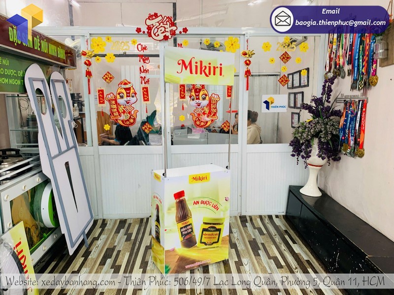 Chiến dịch marketing của 1 quầy sắt bán hàng di động